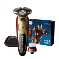 飞利浦(Philips)MVL9998/72剃须刀漫威系列钢铁侠 电动剃须刀刮胡刀 男士三刀头 多功能 全身水洗