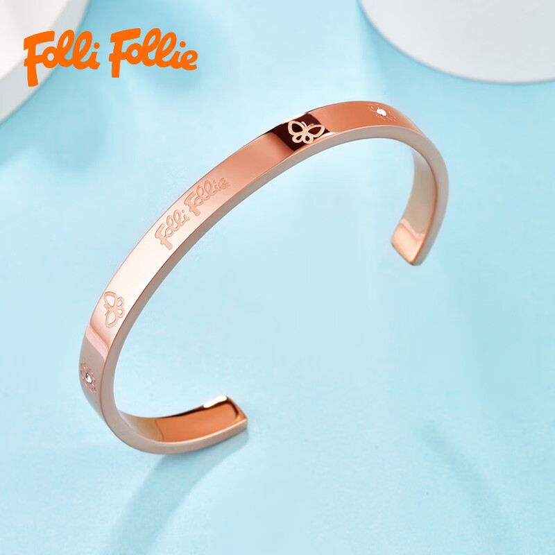FOLLI FOLLIE 四叶草手镯(大号镯)(3B21T022RC)高清大图
