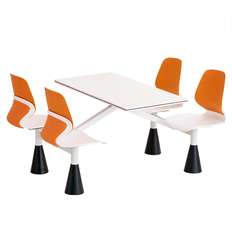 烁恒食堂桌椅1.3m套高清大图