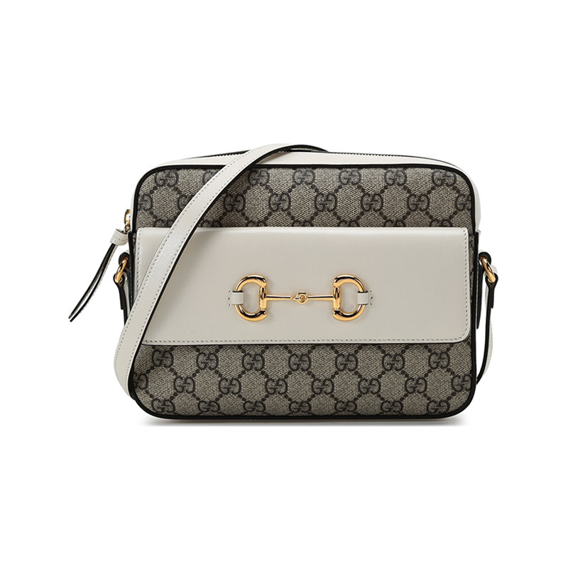 gucci马衔扣1955系列小号肩背包男女通用单肩斜挎包白色64545492tcg