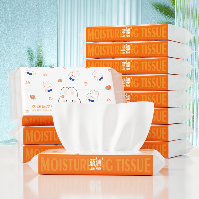 蓝漂萌宠系列保湿纸11包120张3层40抽乳霜纸适用鼻敏感
