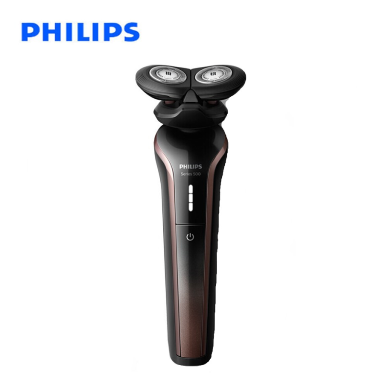 飞利浦（PHILIPS）电动剃须刀 S586 男士充电式 双刀头 干湿双剃 全身水洗