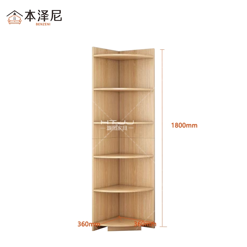 本泽尼 角柜 收纳柜 HTZ-BJ45 360*360*1800mm 个高清大图