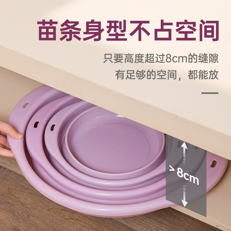 [补贴10%]可折叠脸盆宿舍用学生婴儿洗脸小号便携式旅行压缩水盆子家用洗衣高清大图