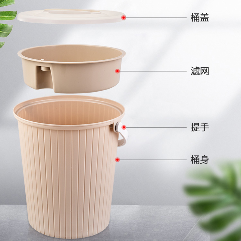 LONGSTAR/龙士达茶水桶大容量茶水桶 浅灰色[可装热水]5.5L高清大图