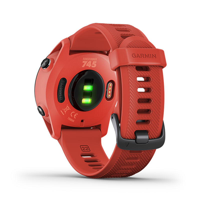 Garmin佳明Forerunner 745GPS智能跑步手表铁三游泳骑行支付血氧运动健康生活腕表 甜柚红