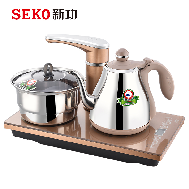 seko新功f105全自动上水电热水壶家用茶台烧水壶嵌入式煮水壶功夫茶具