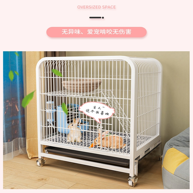 兔笼子兔子专用笼子宠物窝屋室内自动清粪家用特大号新式兔笼别墅