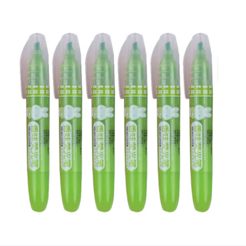 晨光(M&G) FHM21003 单头荧光笔 米菲绿 (12支/盒) 2盒装