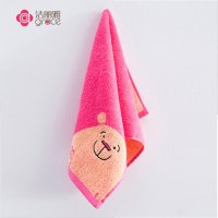 洁丽雅(grace) 洁丽雅毛巾家纺纯棉小熊儿图案柔软亲肤舒适吸水童巾50*25cm 48g
