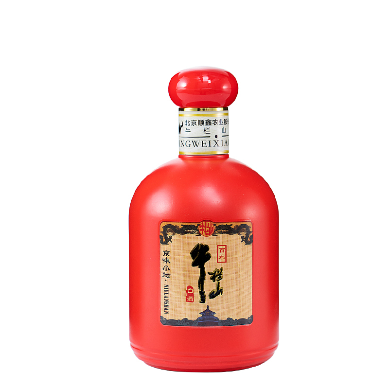 百年牛栏山42度白酒京味小坛 红瓶 浓香型白酒 500ml*6 整箱装 正品保真 假一赔十