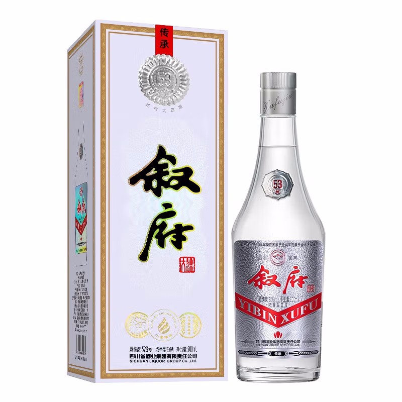 [MN]叙府大曲传承52度浓香型500ML*单瓶礼盒装纯粮食酒宴请送礼高清大图