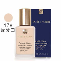 雅诗兰黛(Estee Lauder)DW持妆粉底液30ml 17#1W1象牙白 油皮亲妈 高度遮瑕 淡斑防晒隔离持久控油