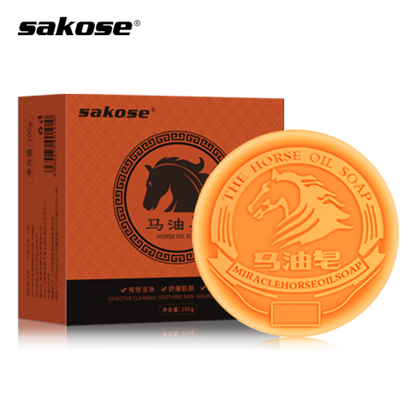 Sakose洁面皂sakose马油皂正品手工皂除螨洗脸皂洁面皂非天然臧皂精油纯女男 100g 价格图片品牌报价 苏宁易购sakose旗舰店