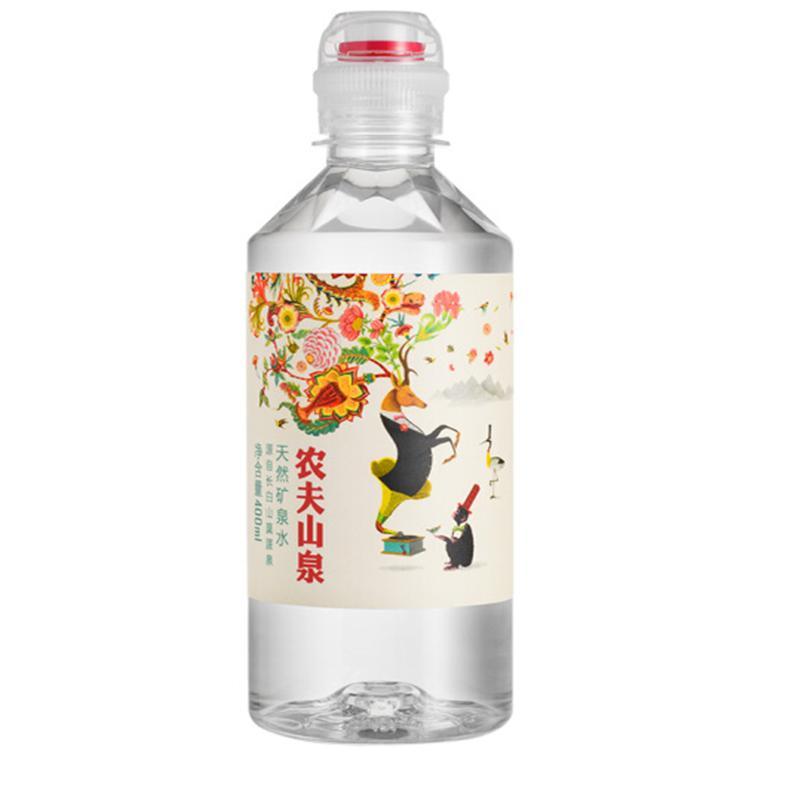 农夫山泉 饮用水饮用天然矿泉水400ml*24瓶 50箱装
