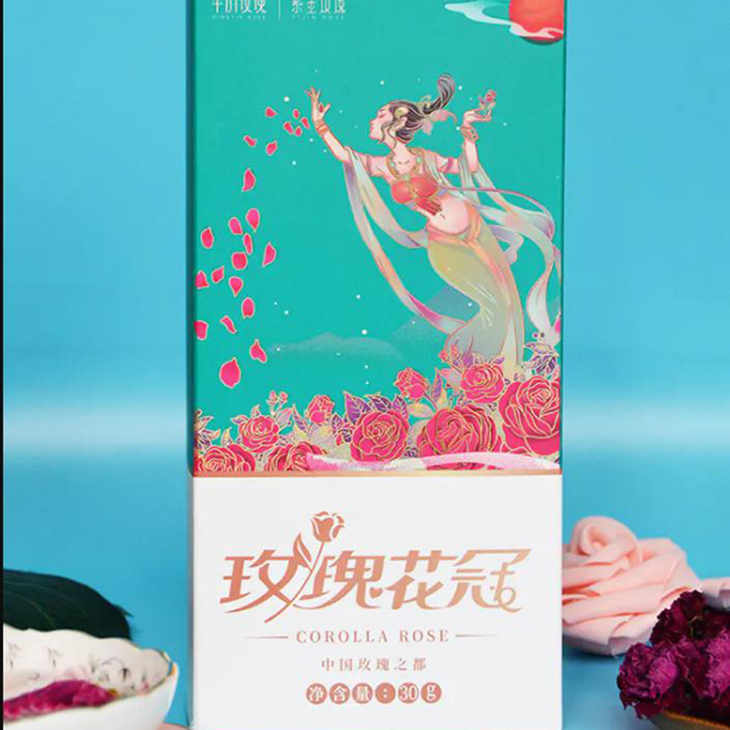 平阴玫瑰花冠茶 重瓣红玫瑰 香味浓郁 30g 紫金玫瑰