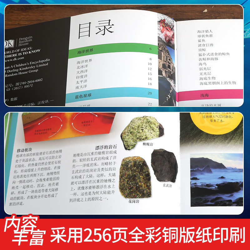 DK儿童海洋百科全书 儿童海洋生物百科全书大百科 少儿揭秘海底海洋世界儿童书 小学生读物科学课外书