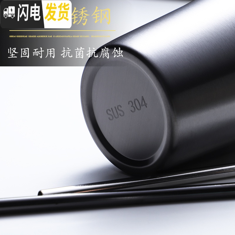 三维工匠随手杯304不锈钢家用冷饮果汁咖啡杯防摔带盖工业风啤酒杯子 大号银色咖啡器具高清大图