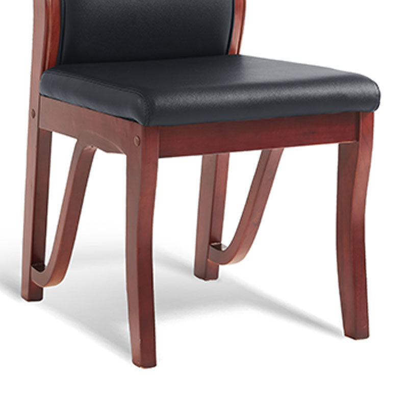 臻远ZY-7600办公会议椅办公皮椅电脑椅 黑西皮高清大图