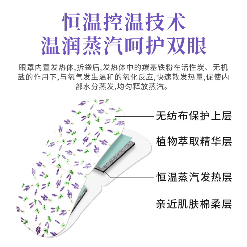 云南白药热敷蒸汽眼罩30片 护眼贴长时间用眼睡眠自发热眼部热敷遮光透气男女通用 茉莉味(30片)
