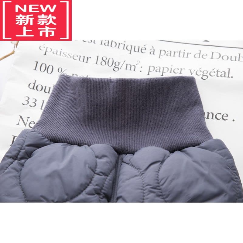 可莉允宝宝裤子加绒加厚婴幼儿冬装保暖裤羽绒棉裤儿童高腰护肚脐男童女图片