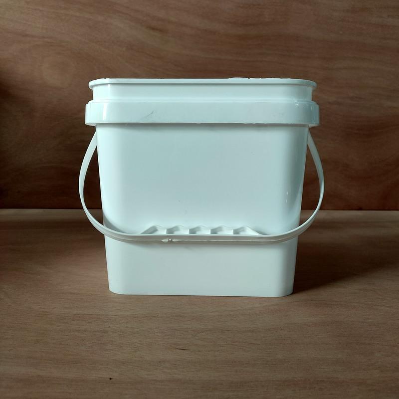 5升5公斤方桶白色无盖 20升家用水桶塑料桶方桶长方形带盖涂料桶空桶