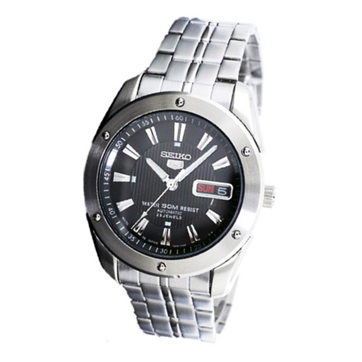 seiko精工5号系列机械男表复古百搭新时尚小表盘机械男表高清大图