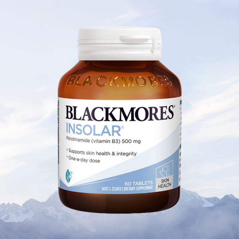 澳佳宝(BLACKMORES)烟酰胺焕白修护精华片60粒/瓶装 澳洲原装进口膳食营养补充剂 美白呵护肌肤高清大图