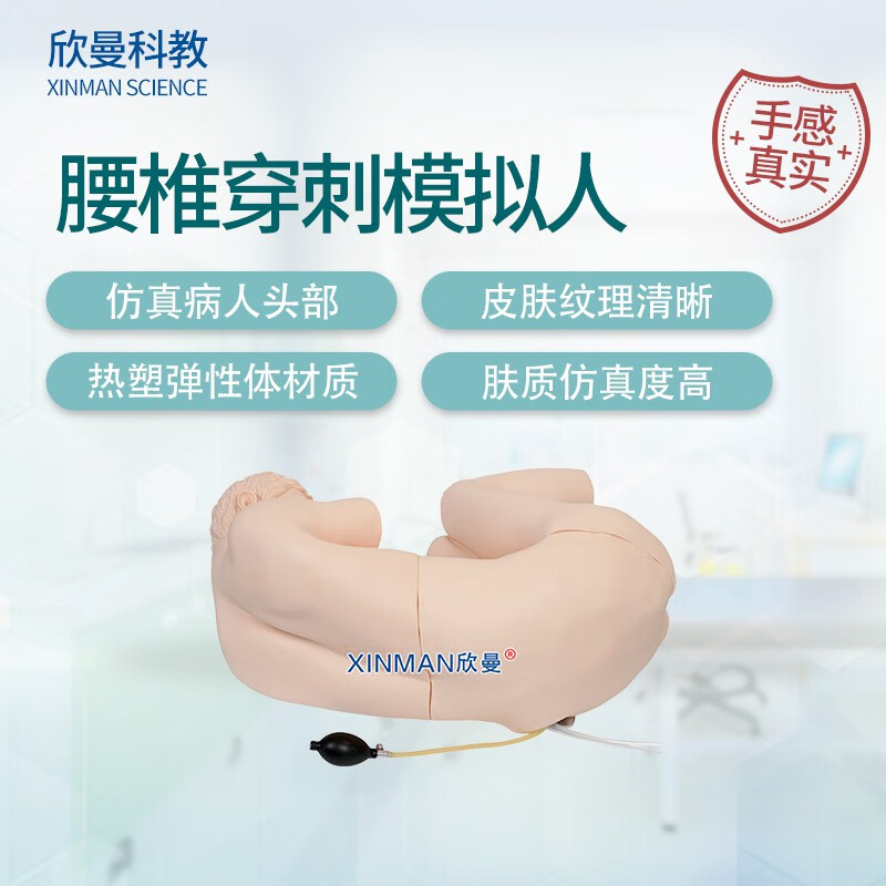 欣曼科教 腰椎穿刺模拟人 腰椎穿刺训练模型 教学实验用XM-YC01