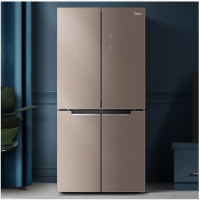 美的(Midea) 470升十字对开门家用冰箱 智能家操控温湿精控BCD-470WSGPZM