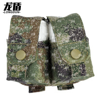 龙盾 背心快拆装具配件双联手留弹袋丛林荒漠水墨纹