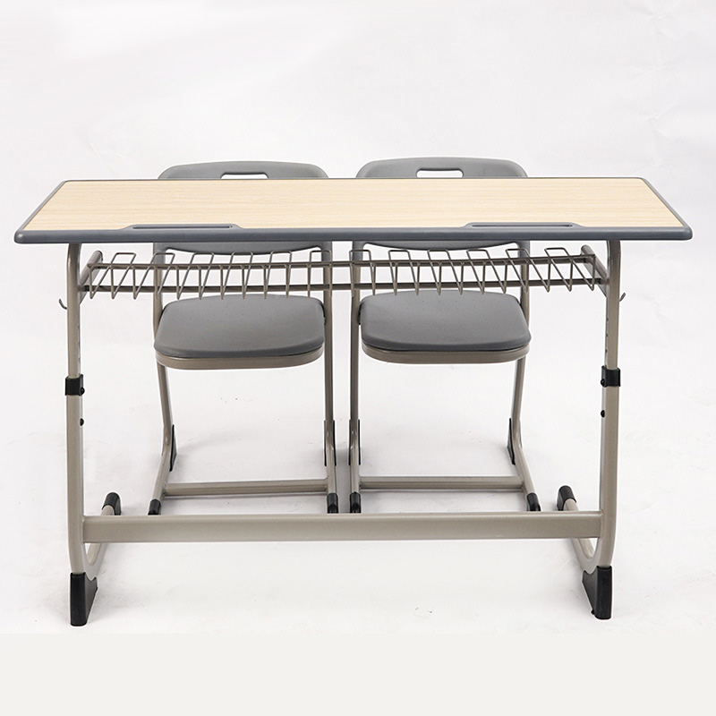 匡大课桌椅学校培训班辅导班写字桌可升降加厚学习桌双人位 KDT502高清大图