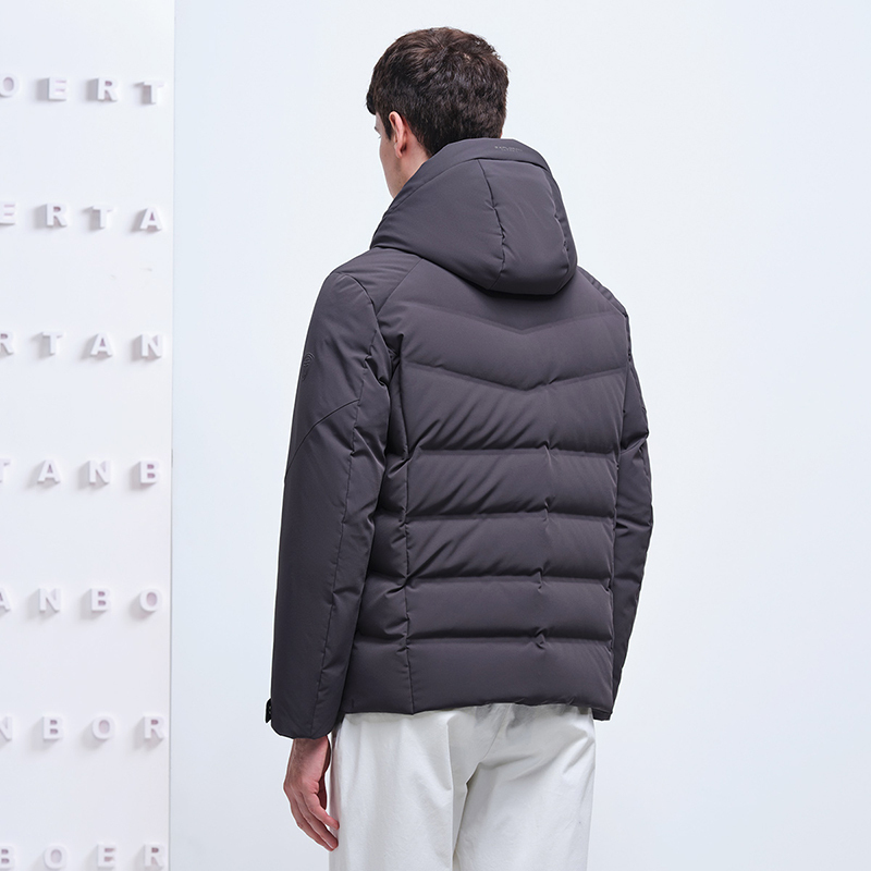 [商场同款]男士羽绒服2022新款可脱帽直充商务休闲秋冬外套TA331351