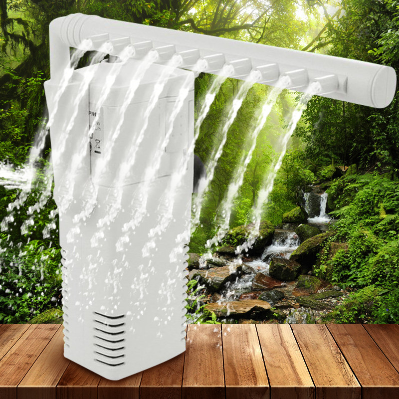 乌龟龟缸鱼缸雨淋式养鱼过滤器免换水内置三合一净水低水位循环泵高清大图