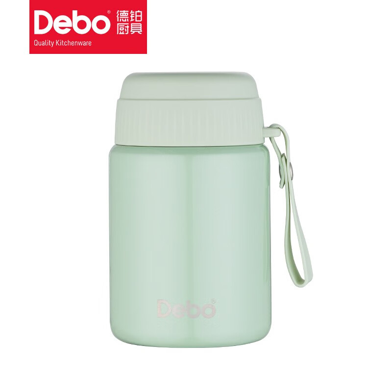 Debo德铂 纳瓦斯304不锈钢焖烧壶绿色/个 DEP-874