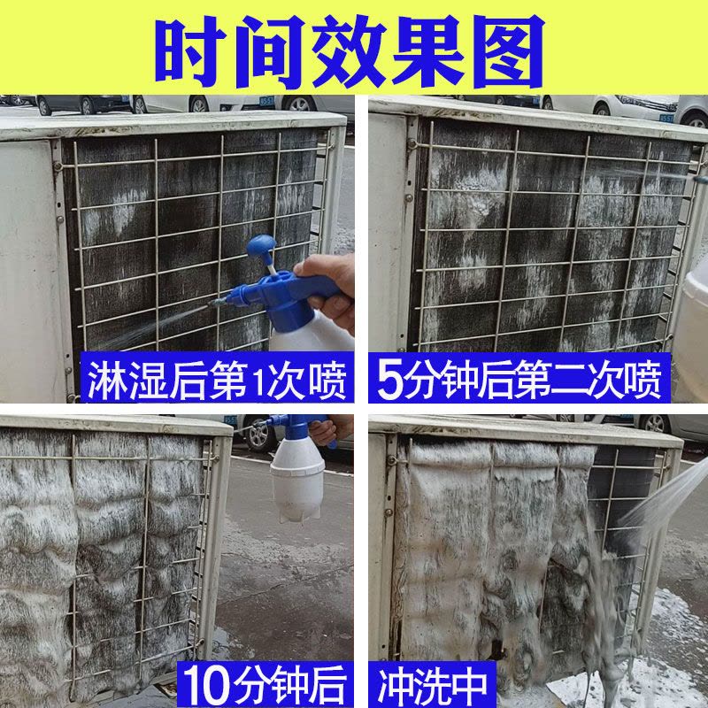 空调清洗剂大瓶5L强力去污深度涤尘外机翅片翘片厨饭店酒店除油清洁图片