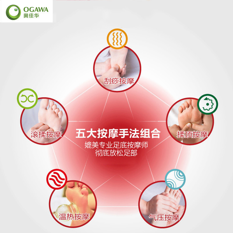 奥佳华(OGAWA)足疗机OG-3005s御足宝 足浴按摩器全自动 脚足底部加热电动按摩 足疗器