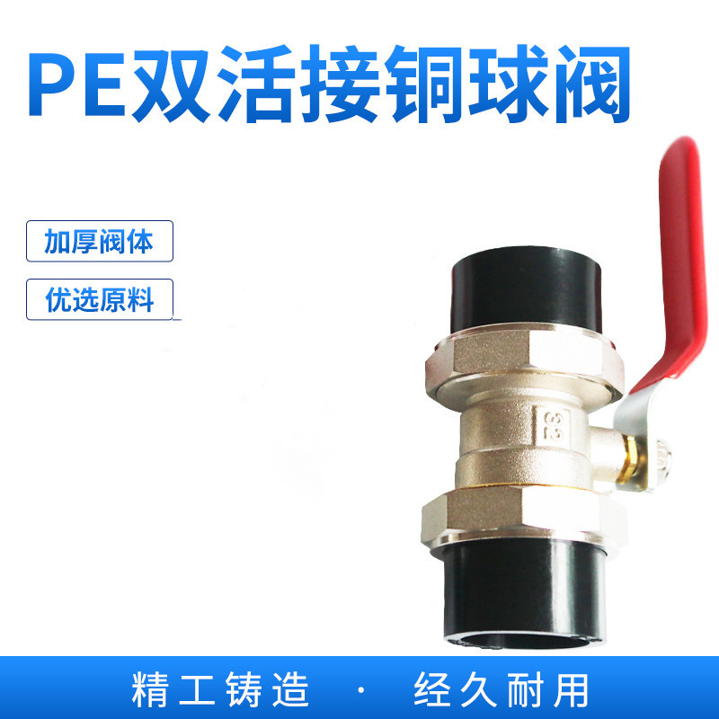 PE球阀DN25 阀门开关/个