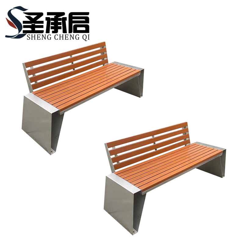 圣承启 不锈钢户外长椅 1.2米 张高清大图