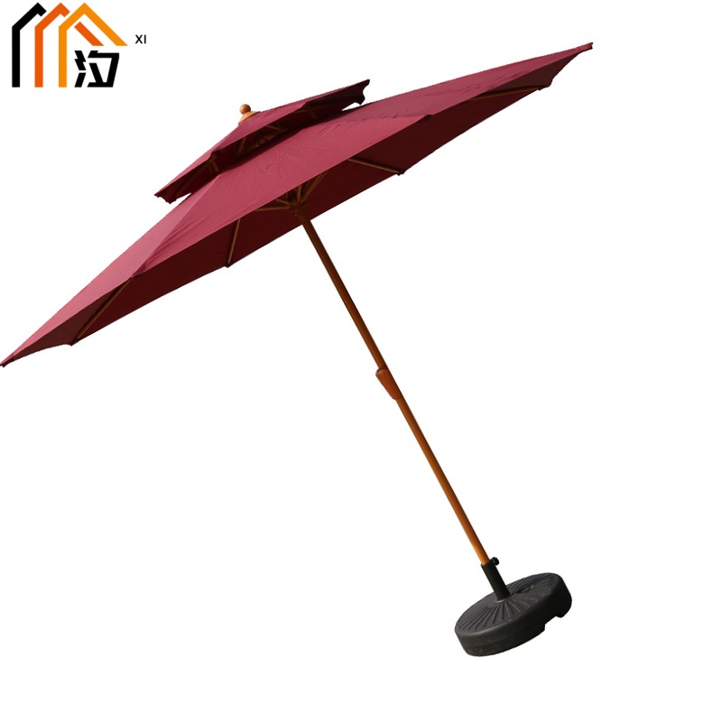 汐 庭院伞红色个高清大图