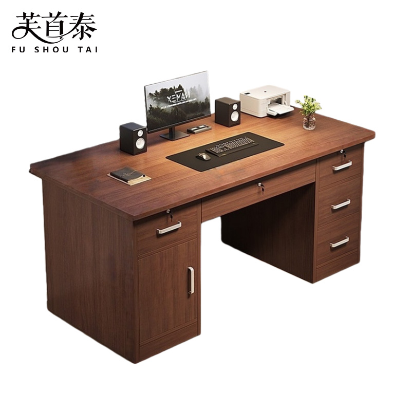 芙首泰电脑桌120*60*75cm张高清大图