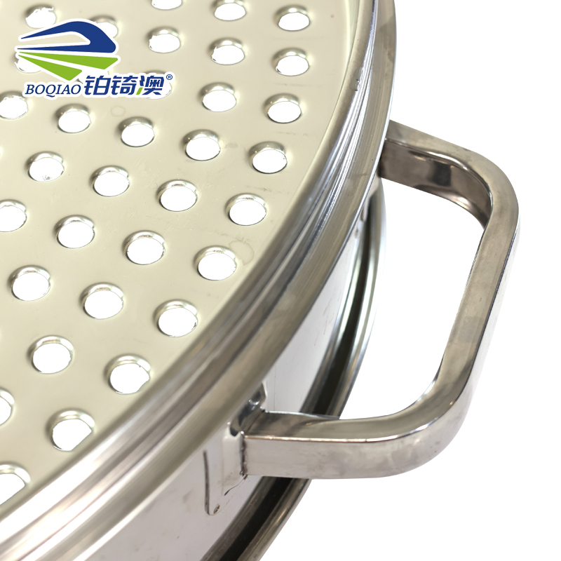 铂锜澳不锈钢蒸格 直径60外径高12cm 个高清大图