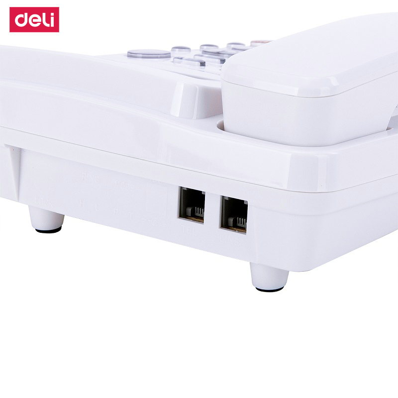 得力(deli) M 787电话机(白)(台)