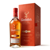 苏格兰威士忌 单一纯麦 Glenfiddich 格兰菲迪 21年 洋酒 700ml*1