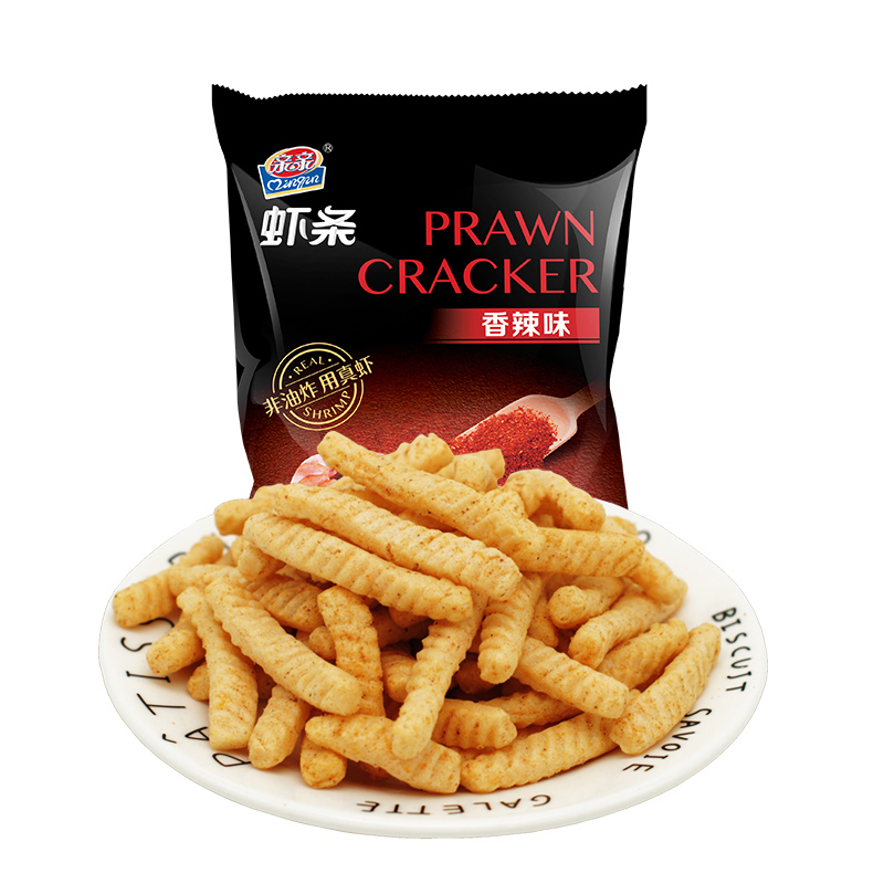 亲亲 膨化食品 虾条香辣味40g(休闲零食)