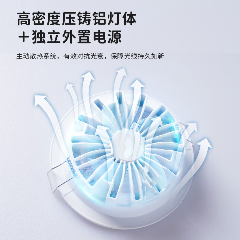 雷士照明led筒灯商用工装大功率高亮筒射灯大发光面高显指商场照明艺术灯高清大图