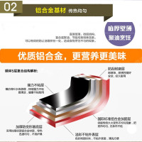 苏泊尔(SUPOR)平底锅煎锅不粘锅家用煎炒两用煎牛排烙饼锅 明火燃气专用锅具 28cm NJ281A0 送小木铲