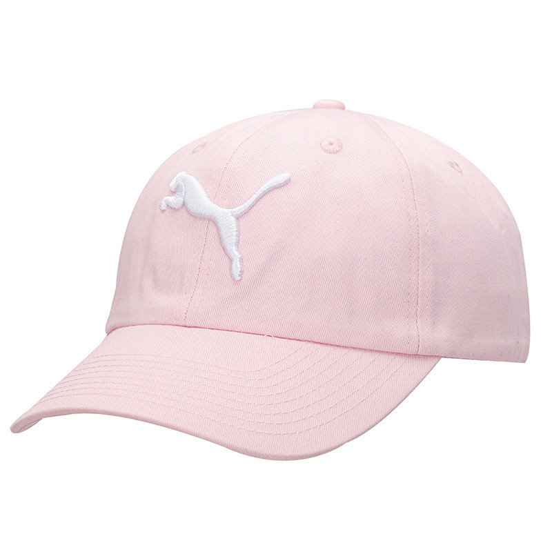 彪马(PUMA) 男帽女帽2023夏季新款时尚户外运动帽舒适透气棒球帽休闲 022416-77/粉色白标/ADULT
