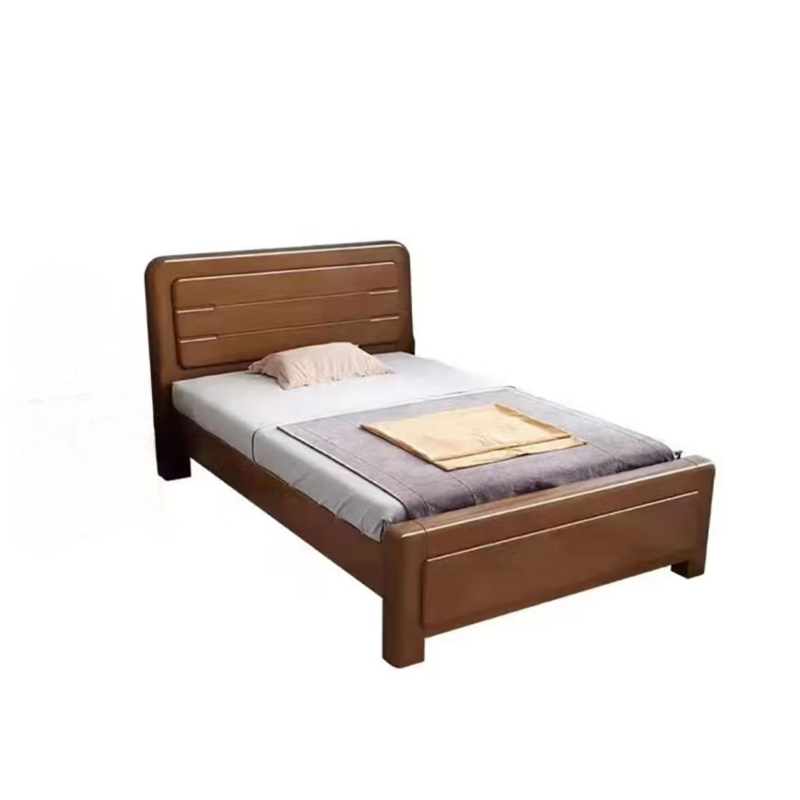 墨之麟实木床2000*1200*450mm/张高清大图