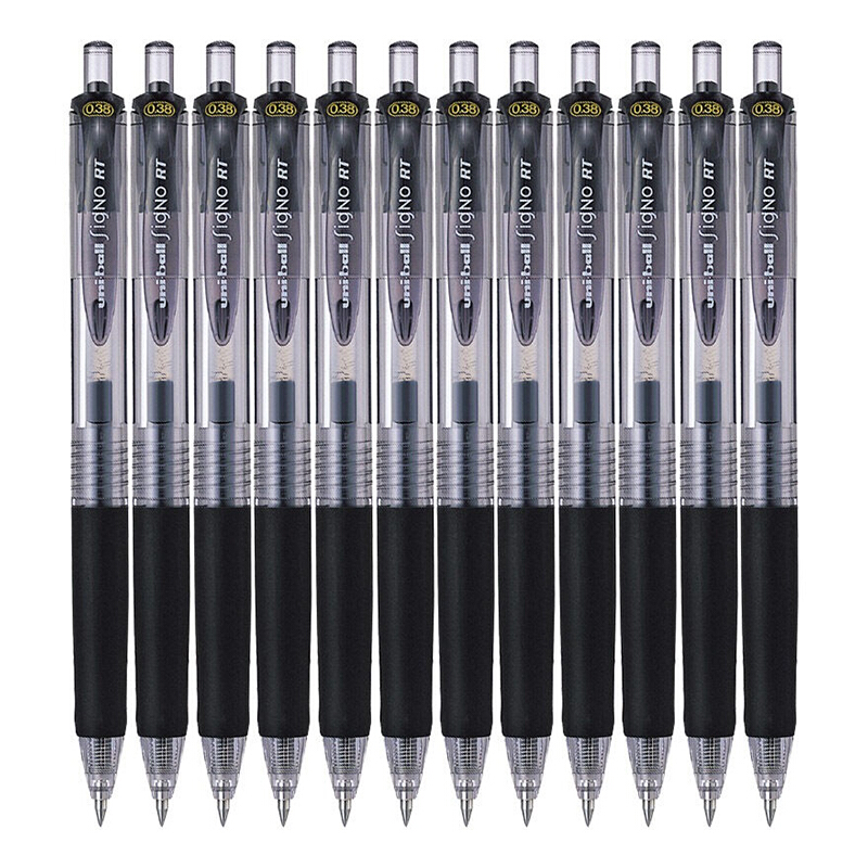 三菱(uni)umn-138按动中性笔 12支/盒 0.